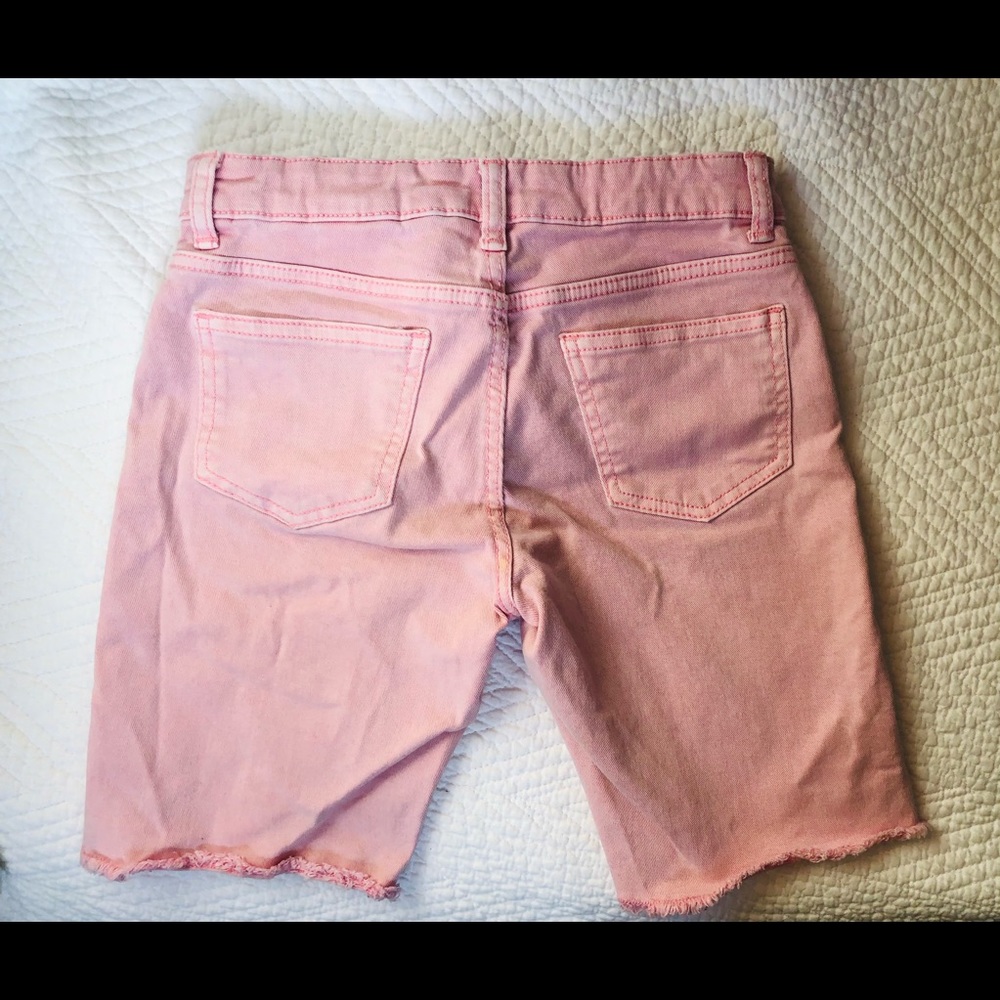 H&M Bermuda Denim Pink washed Shorts